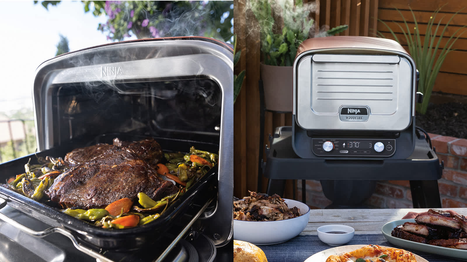 Ninja Woodfire Outdoor Oven, Artisan Pizza Maker and BBQ Smoker